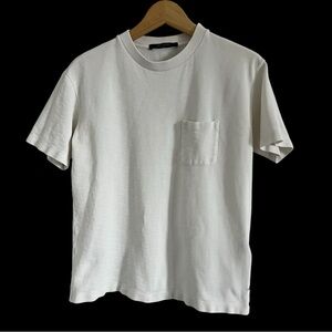 Louis Vuitton Auth Monogram Men's White T-Shirt Size Small